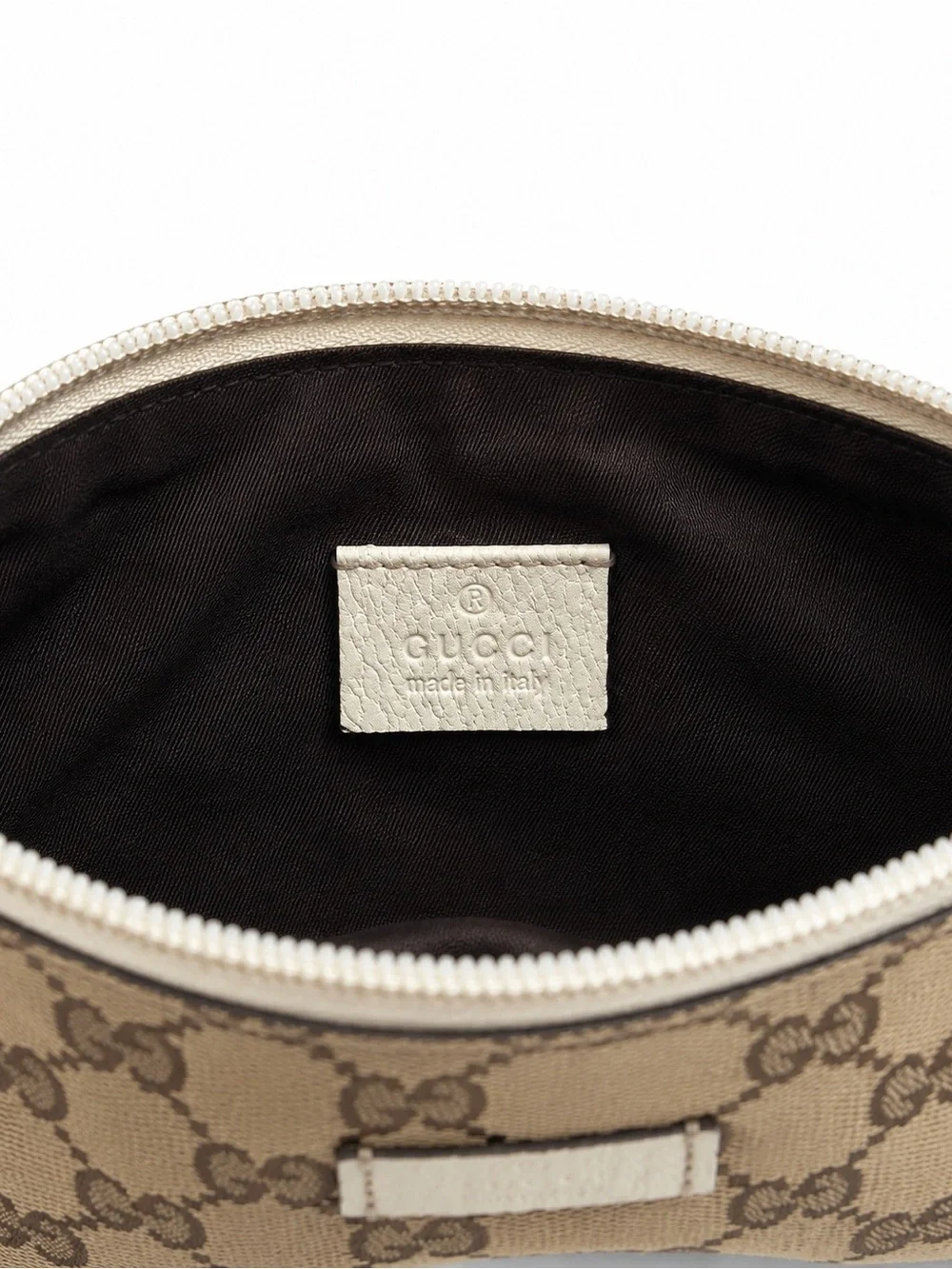 Vintage Gucci GG Canvas Boat Pochette Shoulder Bag